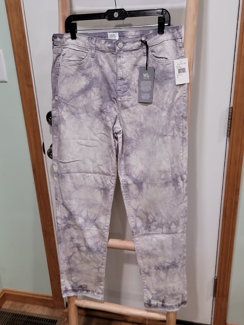 Wash Lab  Gray Vera Straight Leg Jeans